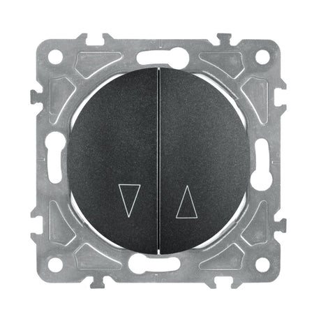 Spínač na rolety ELECTROMALT OVAL OVA1030B černý