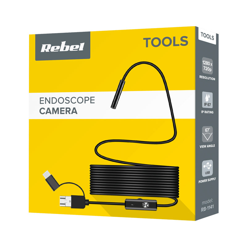 Kamera endoskopická REBEL RB-1141 pro mobilní telefon