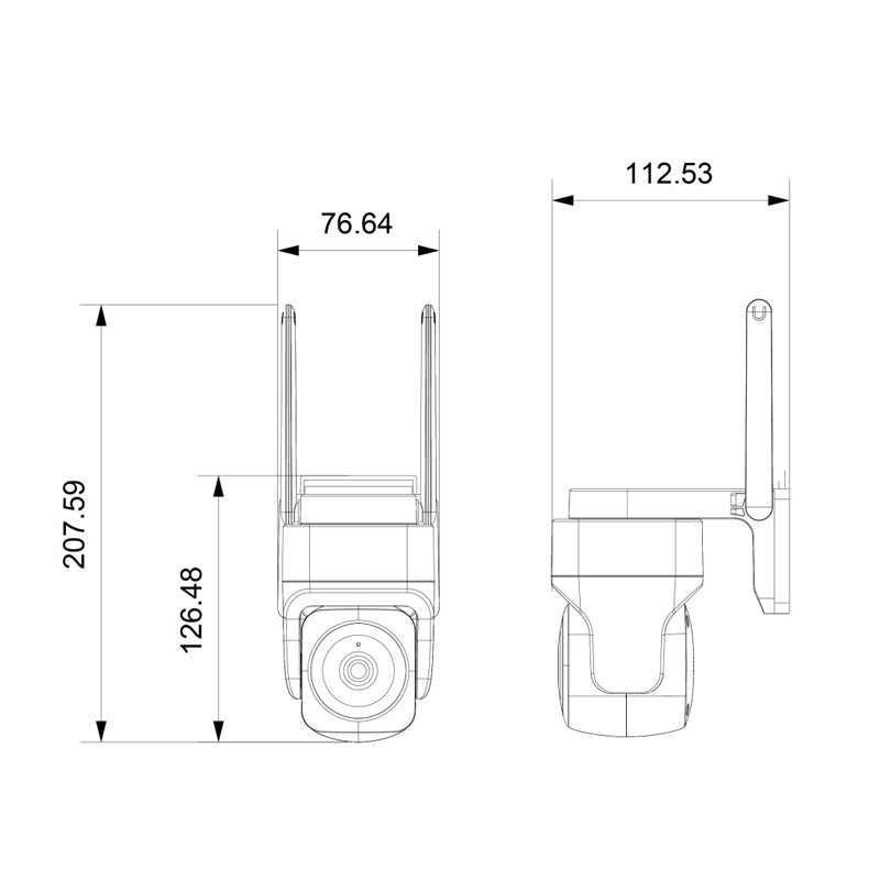 Kamera IMMAX NEO Lite 07793L Cube WiFi Tuya