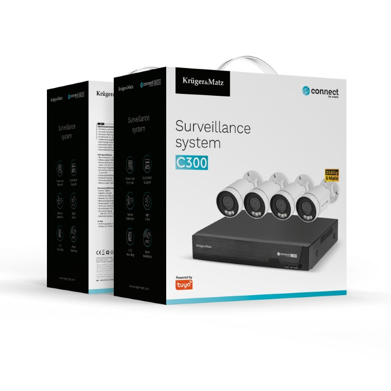 Kamerový systém KRUGER & MATZ Connect C300 WiFi Tuya