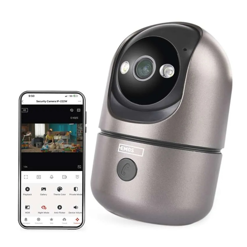 GoSmart vnitřní otočná kamera EMOS IP-220W s WiFi