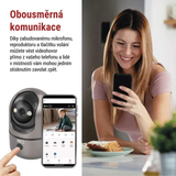 GoSmart vnitřní otočná kamera EMOS IP-220W s WiFi