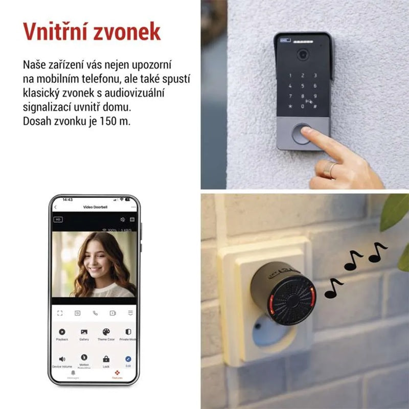 GoSmart videozvonek EMOS IP-21PoE WiFi Tuya