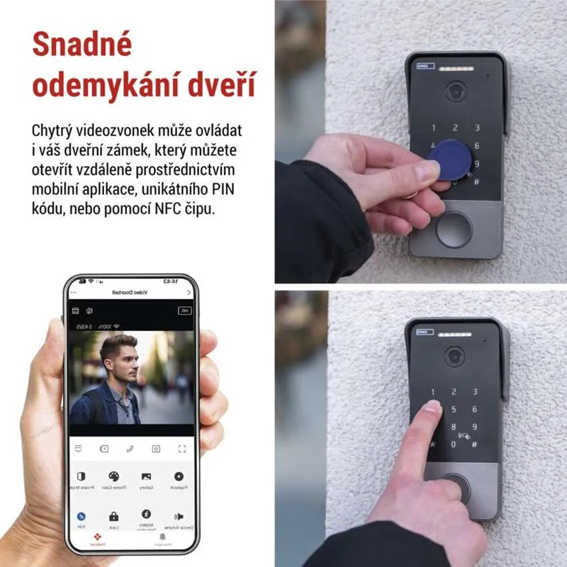 GoSmart videozvonek EMOS IP-21PoE WiFi Tuya