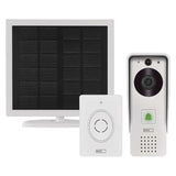 GoSmart domovní bezdrátový bateriový videozvonek EMOS IP-09D s WiFi a solárním panelemm