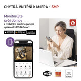 GoSmart otočná kamera EMOS IP-110 CUBE s WiFi