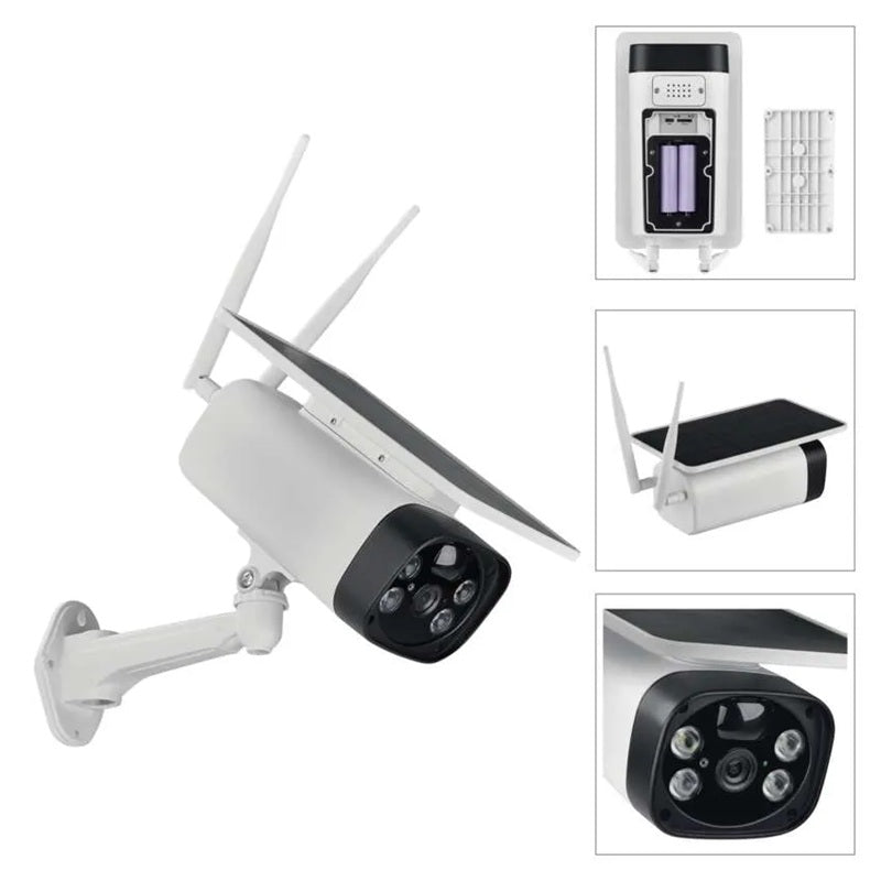GoSmart venkovní bateriová kamera EMOS IP-600 EYE s WiFi a solárním panelem