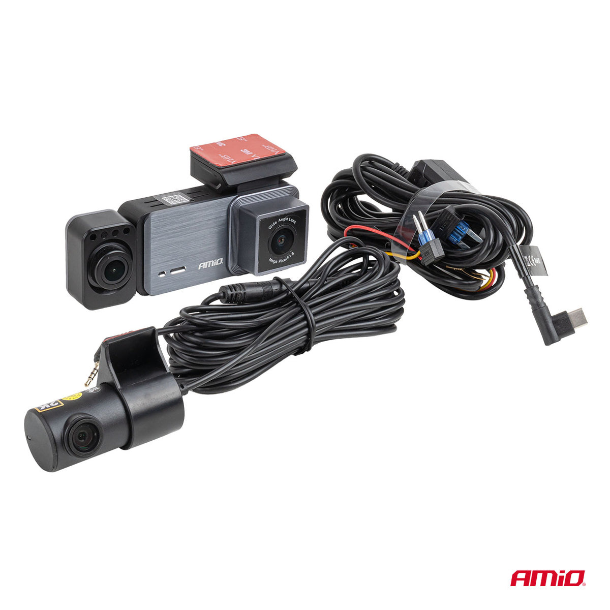 Kamera do auta AMIO AMIO-04802 4K+1K+2K WLAN 512GB WiFi UHD