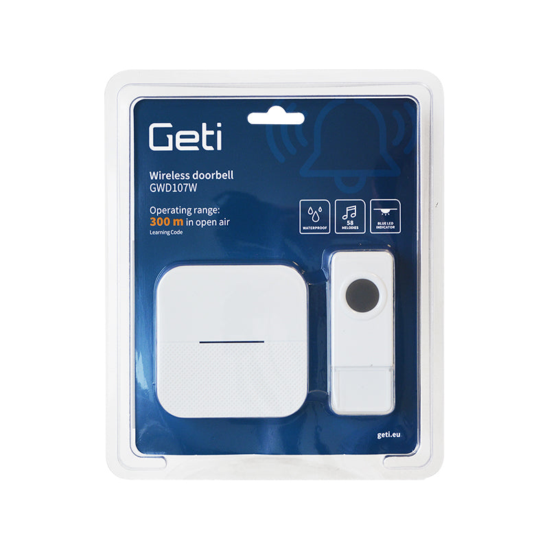 Zvonek bezdrátový GETI GWD107W