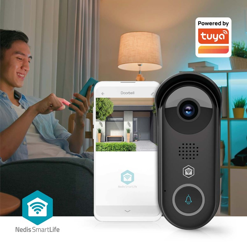 Videotelefon NEDIS WIFICDP11BK WiFi Tuya
