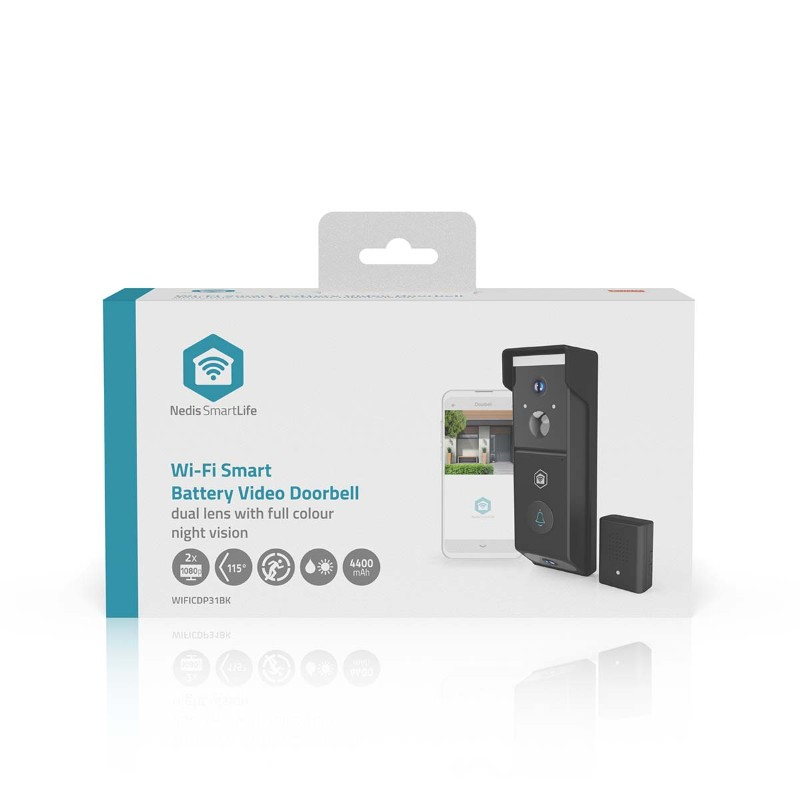 Videotelefon NEDIS WIFICDP31BK WiFi Tuya