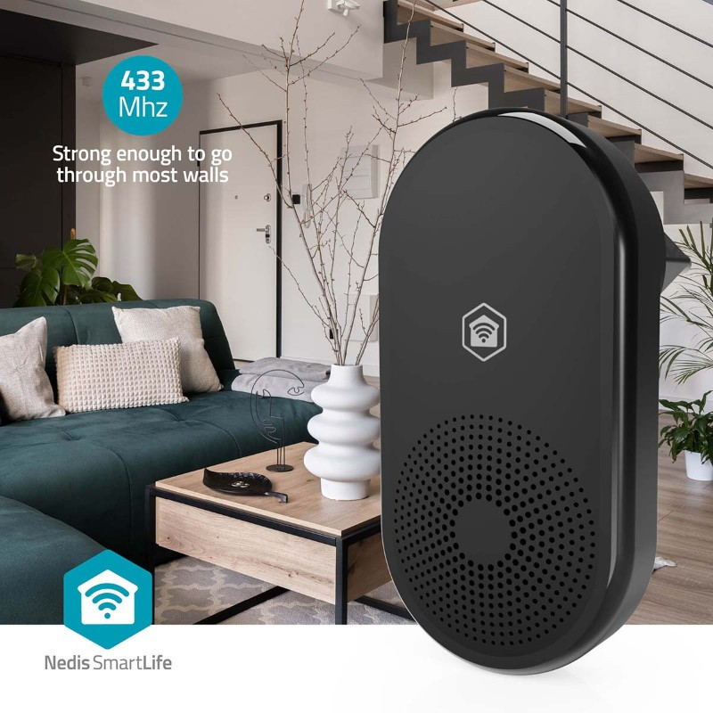 Gong doplňkový NEDIS WIFICDPC11CBK WiFi Tuya