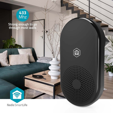 Gong doplňkový NEDIS WIFICDPC11CBK WiFi Tuya
