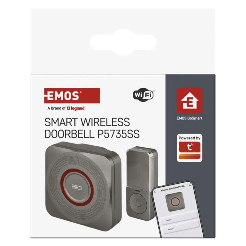 GoSmart domovní bezdrátový zvonek P5735SS do zásuvky s WiFi