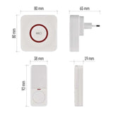 GoSmart domovní bezdrátový zvonek P5735WS do zásuvky s WiFi
