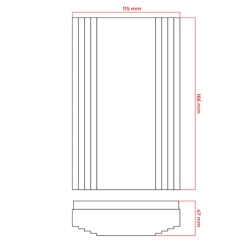 Zvonek drátový LUMIO DB102W bílý