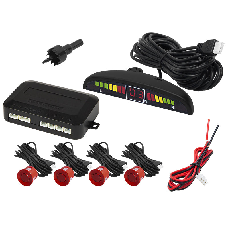 Parkovací senzory BLOW CPW4 Red 22mm