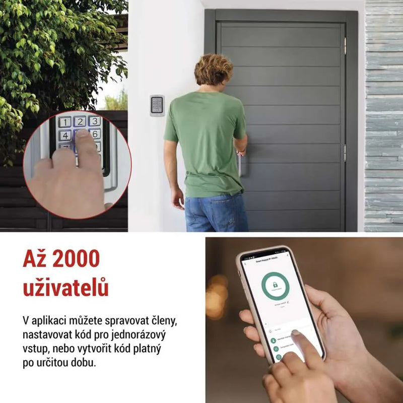 GoSmart Kódová klávesnice EMOS IP-006AX, WiFi