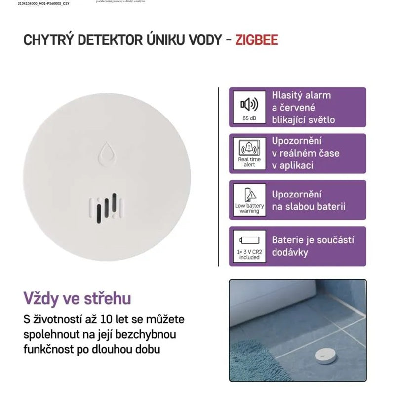 GoSmart detektor úniku vody EMOS P56000S ZigBee