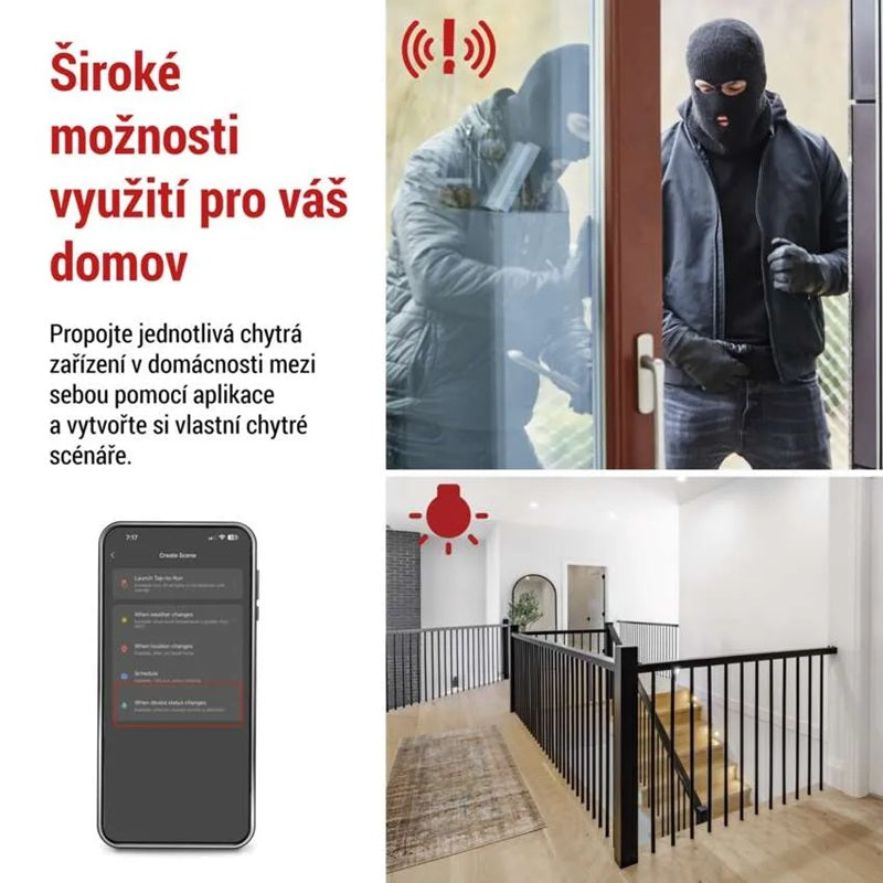 GoSmart PIR senzor (pohybové čidlo) EMOS H5024 IP20, ZigBee