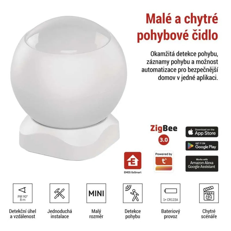 GoSmart PIR senzor (pohybové čidlo) EMOS IP-2210Z ZigBee Tuya