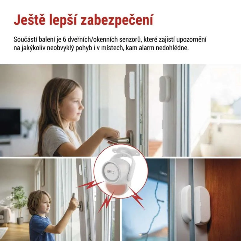 GoSmart alarm EMOS  IP-126L GUARDIAN s pohybovým čidlem WiFi Tuya