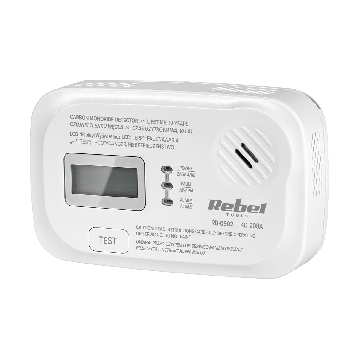 Detektor oxidu uhelnatého REBEL RB-0902