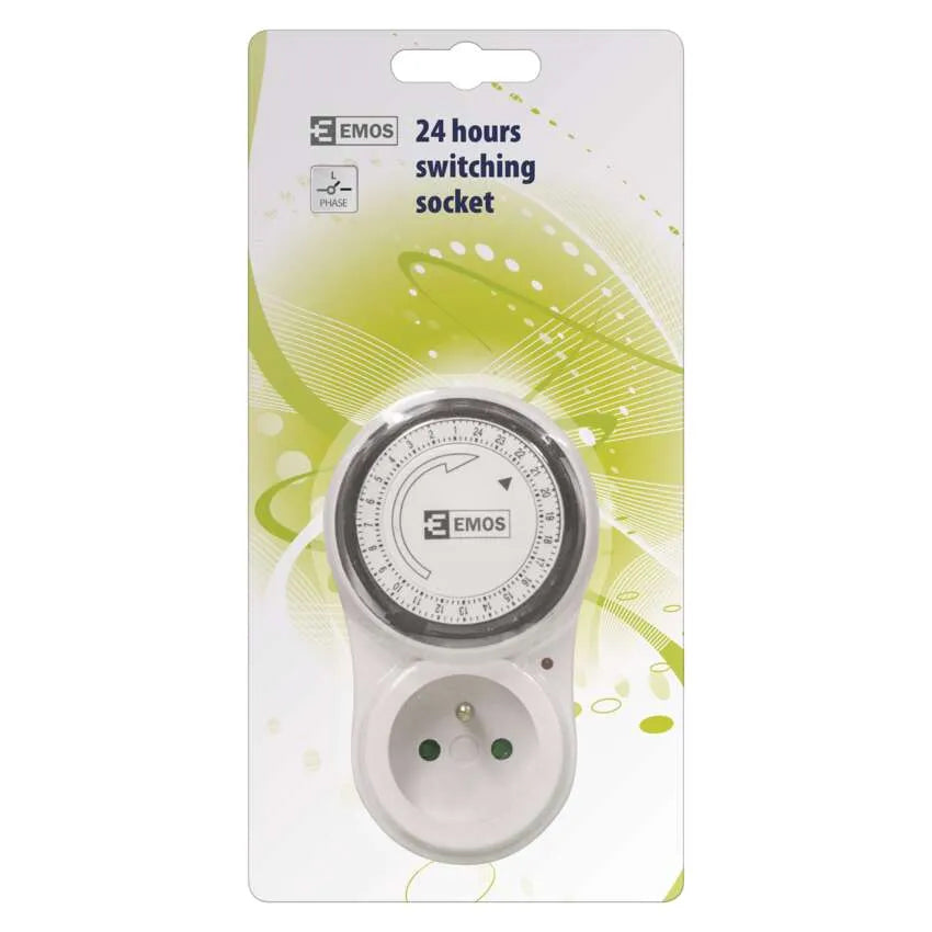 Spínací zásuvka EMOS P5503 mechanická denní