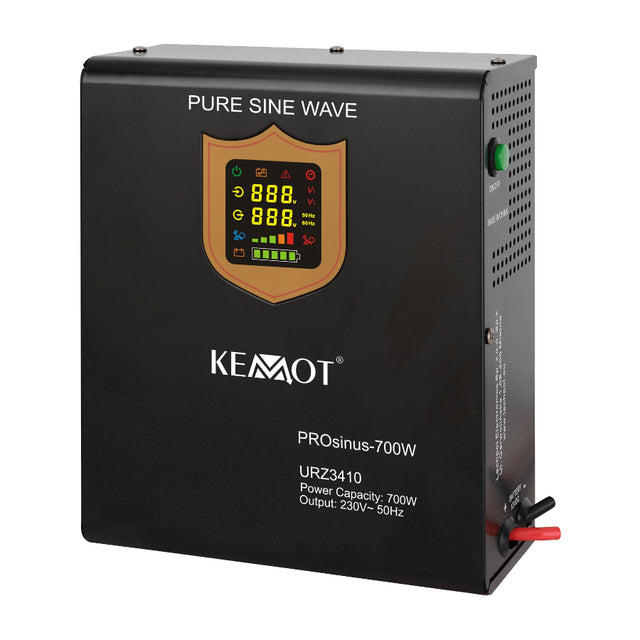 Zdroj záložní KEMOT PROsinus-1000 12V 230V 1000VA 700W Black nástěnný