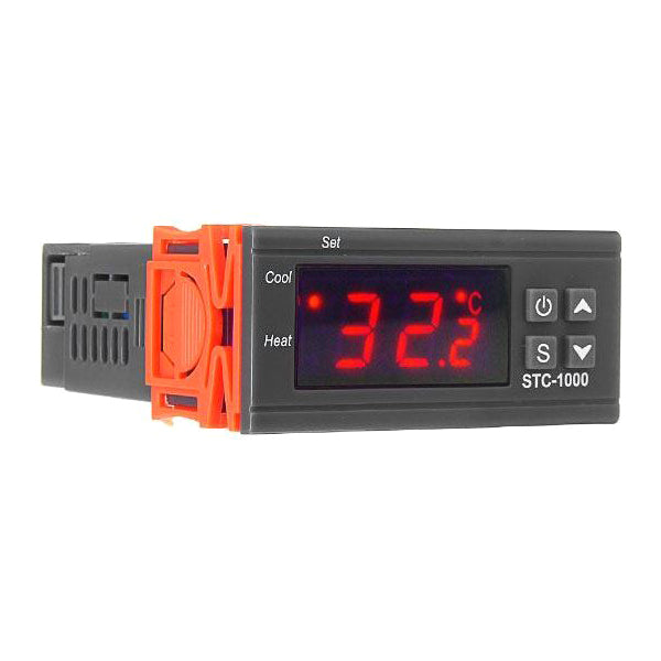 Digitální termostat STC-1000, rozsah -50~99°C, napájení 24VDC
