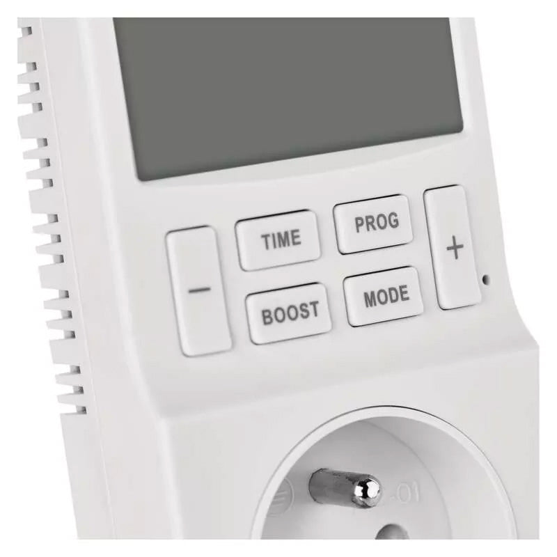 Termostat EMOS P5660FR zásuvkový s funkcí digitálního časovače 2v1