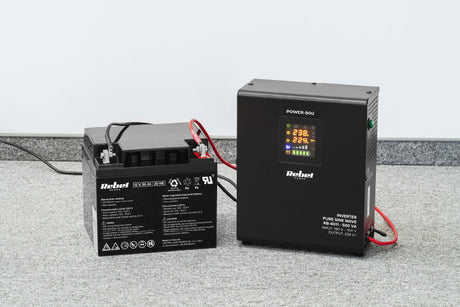 Zdroj záložní REBEL POWER-500 12V 230V 500VA 300W Black nástěnný