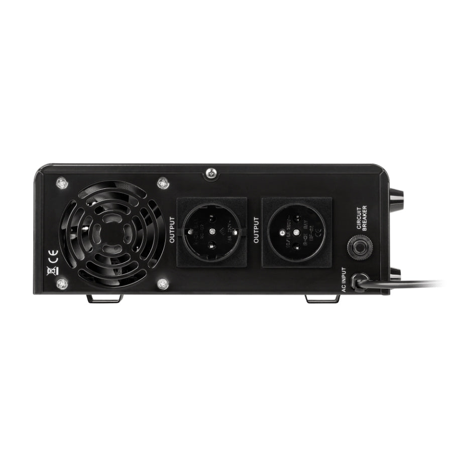 Zdroj záložní REBEL POWER-500 12V 230V 500VA 300W Black nástěnný