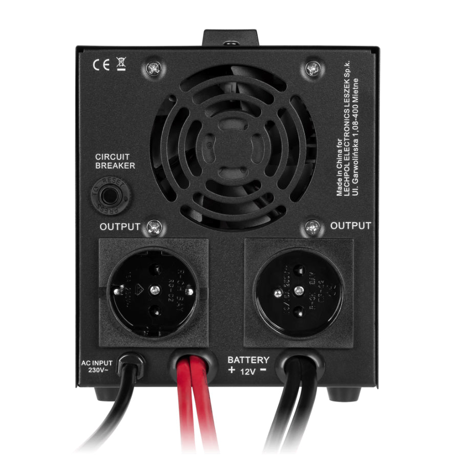 Zdroj záložní KEMOT PROsinus-1000-LFP4 12V 230V 1000VA 700W Black
