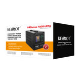 Zdroj záložní KEMOT PROsinus-1000-LFP4 12V 230V 1000VA 700W Black