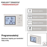 Termostat EMOS P5607 programovatelný drátový