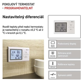 Termostat EMOS P5607 programovatelný drátový