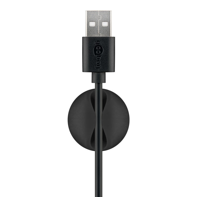 Organizér na kabely GOOBAY 95040 5ks Black