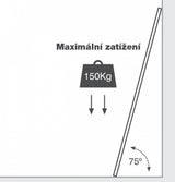 Žebřík hliníkový G21 GA-TZ7-2m teleskopický