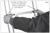 Žebřík/štafle hliníkový G21 GA-TZ12-3,8m teleskopický