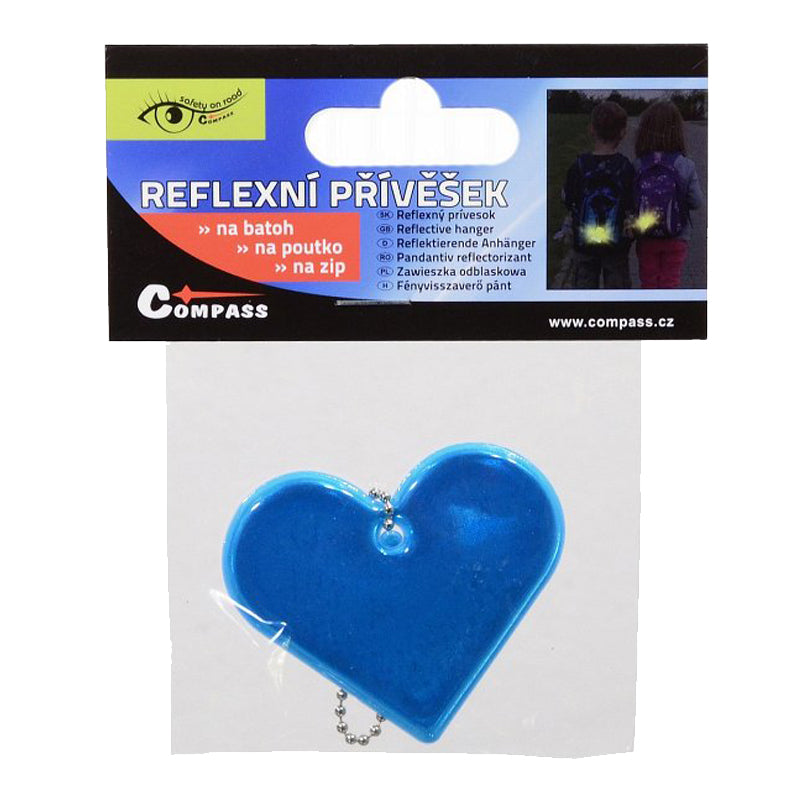 Reflexní přívěšek COMPASS 01721 Srdce