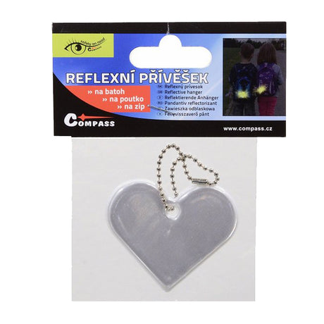 Reflexní přívěšek COMPASS 01722 Srdce