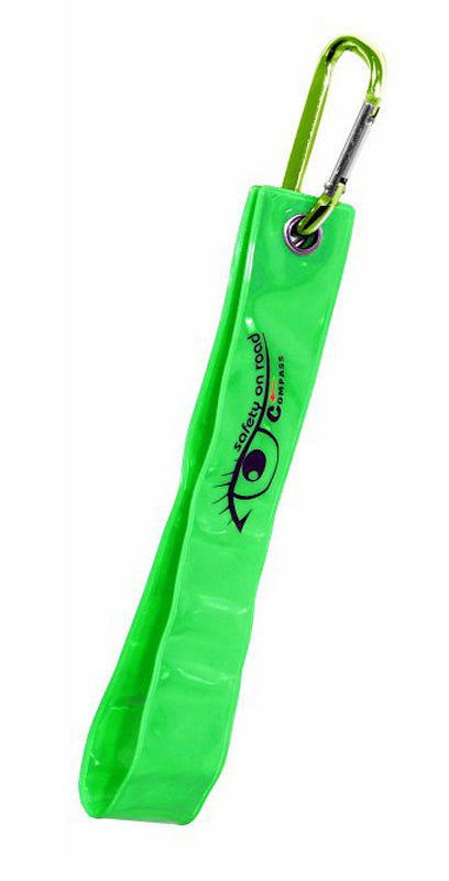 Reflexní přívěšek s karabinou S.O.R. COMPASS 01575