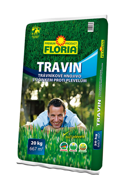 Trávníkové hnojivo FLORIA Travin 20kg