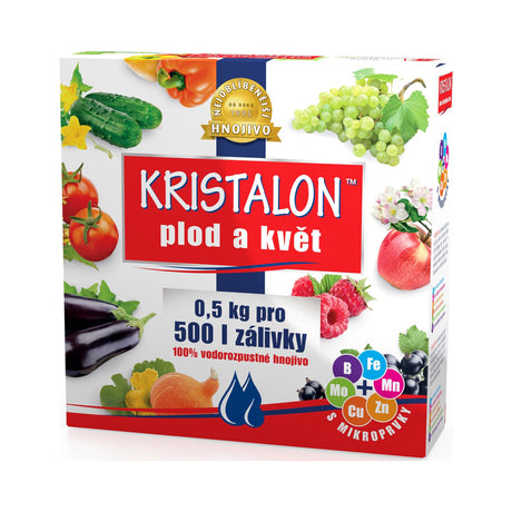 Hnojivo pro plody a květy KRISTALON 0,5kg