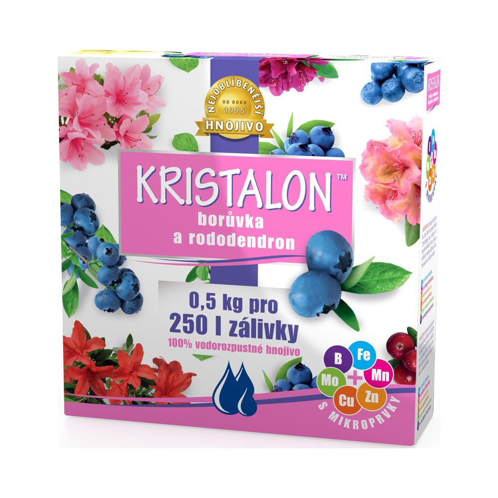 Hnojivo pro borůvky a rododendrony KRISTALON 0,5kg