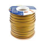 Těsnění do oken a dveří samolepící 9x7,4mm TYP D hnědé 100m