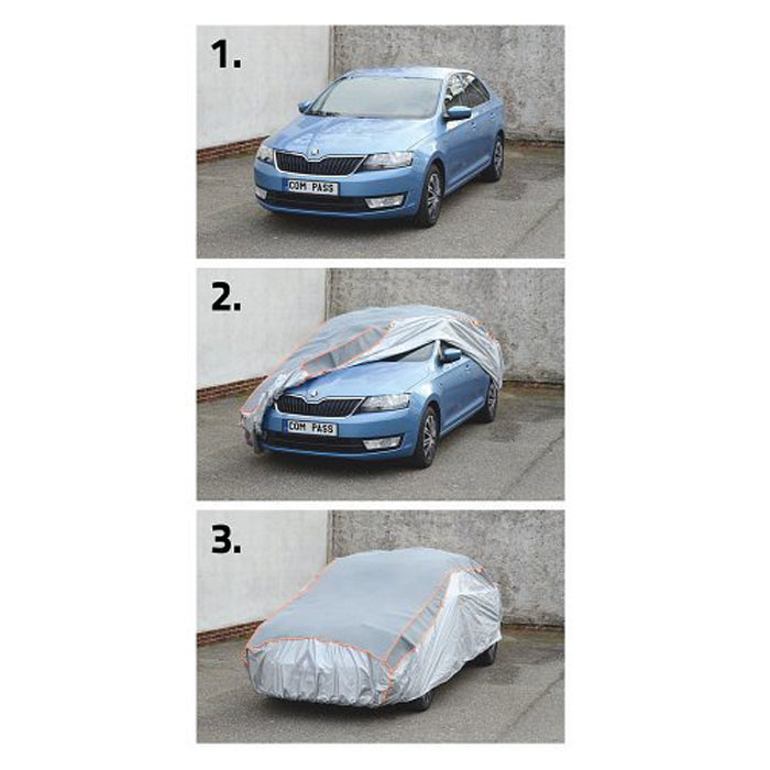 Plachta na auto ochranná, proti kroupám XL 530×177×119cm