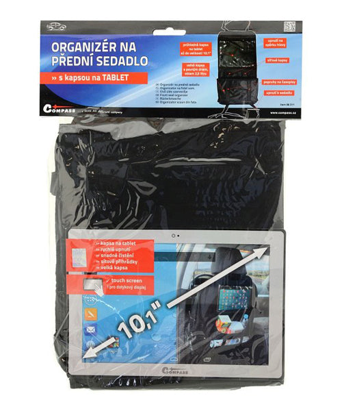 Organizér na přední sedadlo COMPASS 06511 Tablet