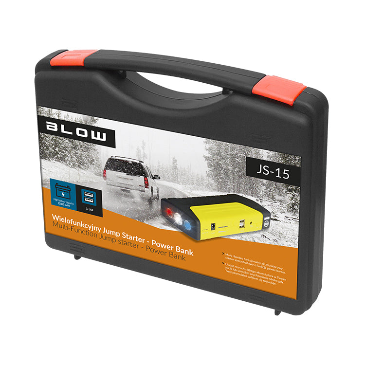 Startovací powerbanka BLOW JS-15 Jump Starter 12800mAh